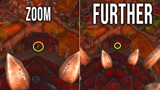 How to Increase Camera Distance Zoom in World of Warcraft Dragonflight [upl. by Jay818]