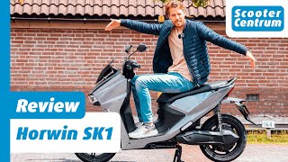 WIJ TESTEN DE HORWIN SK1 2023 ELEKTRISCHE SCOOTER amp ZIJN VERRAST 😧  ALLE DETAILS REVIEW [upl. by Yeliac]