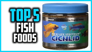 ✅Top 5 Best Fish Foods in 2024 [upl. by Adnalu]