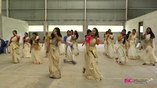 Jimikki kammal dance cover by sheril  vijay  mohanlal  dance [upl. by Noyrb]