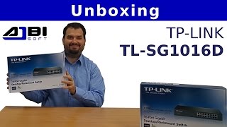 TPLink TLSG1016D Gigabit Switch Unboxing 2 ENG SUB [upl. by Calondra662]