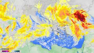 January 2017  Satellite overview over the Mediterranean Sea [upl. by Irik]