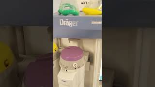 Drager Anesthesia Primus PGM water trap full of water bad maintenance how to empty water trap [upl. by Emmeram]