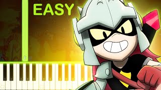 BRAWL STARS x DRAGONFORCE A Draco Tale  EASY Piano Tutorial [upl. by Deelaw]