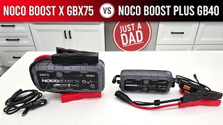 NOCO Boost X GBX75 vs NOCO Boost Plus GB40 COMPARISON [upl. by Nagram107]