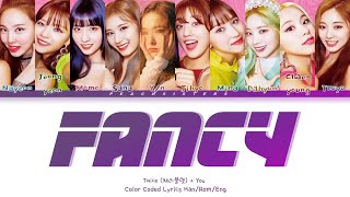 Karaoke Ver TWICE 트와이스  quotFANCYquot  10 Members Ver [upl. by Wind701]