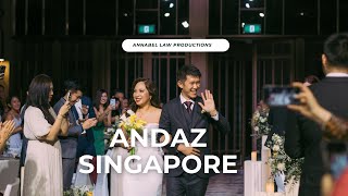 Wedding in Andaz Singapore Updated 2024 Full Day Edit [upl. by Accebar653]