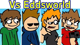 Friday Night Funkin VS Eddsworld FULL WEEK  Cutscenes  Eddventure Tord Tom Edd Matt FNF Mod [upl. by Kosel]