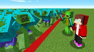 RAID 1000 MUTANT ZOMBIE APOCALYPSE  Minecraft [upl. by Justinian]