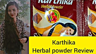 Karthika hair wash powder  shikakai powder for Hair Best Herbal Shampoo hair [upl. by Vernen]