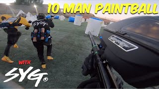 The SYG AIRSOFT crew plays 10Man PAINTBALL for the first time DeeMoeVlogs 67 [upl. by Baldridge]