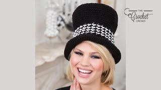 How To Crochet Easy Sophisticated Top Hat [upl. by Lamson]