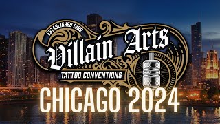 Villain Arts  CHICAGO TATTOO FESTIVAL 2024  Electrum Supply [upl. by Heyes]