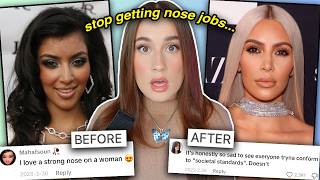 NOSE JOBS ARE RUINING YOUR FACE scientifically proven [upl. by Klinges]