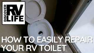 RV Toilet Repair how to fix your Thetford toilet [upl. by Ennyrb]