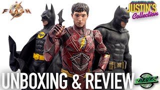 Hot Toys Flash Ezra Miller Custom 16 Scale Headsculpt Unboxing amp Review [upl. by Neenaj]