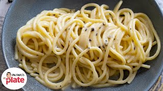 How to Make BEST CACIO E PEPE PASTA [upl. by Eerazed]