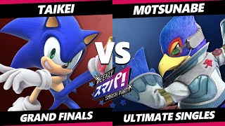 Sumapa 152 GRAND FINALS  Taikei Sonic Vs M0tsunabE Falco Smash Ultimate  SSBU [upl. by Hintze]