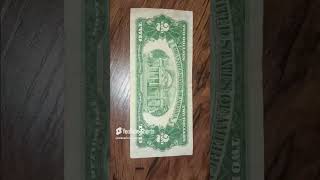 1953 A 2 dollar bill red seal americancurrency oldmoney bills coincollecting 1953 [upl. by Eanerb]