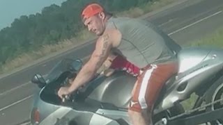 Biker Arrested For Riding Motorcycle With Toddler [upl. by Wera]