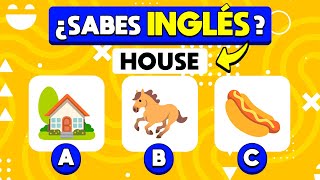 Trivia Palabras en INGLÉS 🤔🧠🧐  ¿Cuántas Palabras sabes en Ingles  Trivia Idiomas  DiverTrivia ✅ [upl. by Lledrac89]