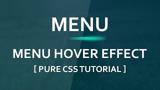 Cool Menu Hover Effect Tutorial  Html5 Css3 Hover Effect  Plz SUBSCRIBE Us For Daily Videos [upl. by Adnoloy128]