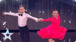 Dinky dancing duo Lexie and Christopher DAZZLE in the SemiFinals  SemiFinals  BGT 2018 [upl. by Publus]