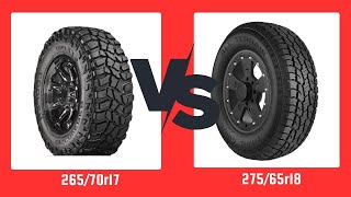 Tire Size 26570r17 vs 27565r18 [upl. by Iem]