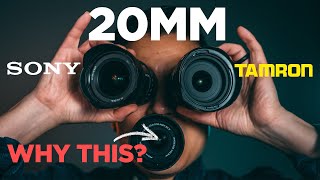 The Truth About 20mm Sony Budget Lens Viltrox Tamron and Sony G Differences [upl. by Adnahsor]