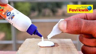 MIXING FEVICOL FEVI KWIK  Will It Make Super Glue [upl. by Iramaj900]