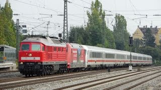 Ludmilla 232 259 mit EC 114 Durchfahrt am Heimeranplatz in München [upl. by Iiette140]