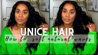 Natural Traditional Sewin ft Unice Hair 2022 How to Create the Perfect Natural Waves [upl. by Shaeffer]