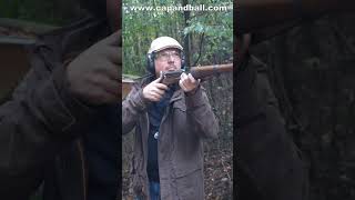 Swiss K31 carbine in 75x55 cal 300m offhand shooting capandball ww2 militaryhistory [upl. by Piper]