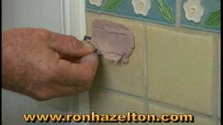 How to Fill and Repair Holes in Ceramic Tile [upl. by Nerrej]