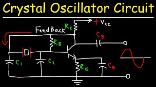 Colpitts Crystal Oscillator Circuit [upl. by Atima]