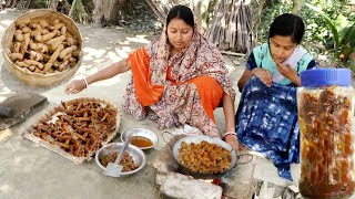 গ্রাম্যপদ্ধতিতে খুব সহজ এবং পারফেক্ট তেতুলের টক ঝাল মিষ্টি আচার রেসিপি  Tamarind Pickle Recipe [upl. by Eelyahs]