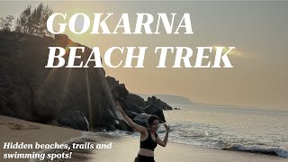 GOKARNA BEACH TREK TRAVEL VLOG  BEST THING TO DO IN GOKARNA KARNATAKA  HIDDEN BEACHES [upl. by Annoyek]