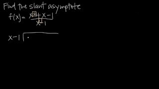 How to find SLANT ASYMPTOTES KristaKingMath [upl. by Enived]