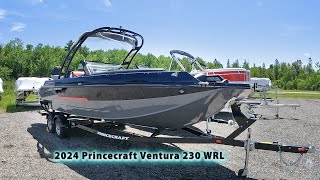 Do Both Fishing and Water Sports in the New 2024 Princecraft Ventura 230 WRL [upl. by Haidebez]