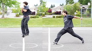 Single Axel on Inline Skates  Breakdown [upl. by Mandych]