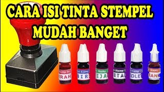 CARA ISI TINTA STEMPEL WARNA [upl. by Vez]