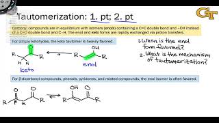 1103 Introduction to Tautomerization Stability of Keto and Enol Tautomers [upl. by Ahmad]