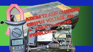 Axiom charger over charging problemoutput voltage 70 plus  axiom charger repairing 12 amp 48 v [upl. by Nohpets421]