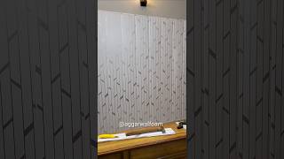 Wall Seepage Treatment  PVC Wall Panel Installation on Seepage wall  How to Install PVC Wall Panel [upl. by Repsag]