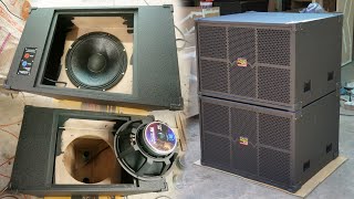 WBOX Single 15 inch Professional Subwoofer Box TEST [upl. by Lopez613]