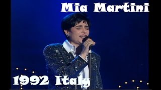 1992 Italy Mia Martini  Rapsodia 4th place at Eurovision in MalmöSweden with SUBTITLES [upl. by Daniella]