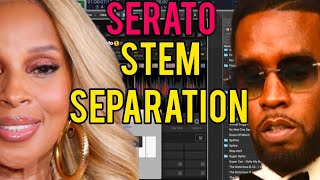 Fun with Serato STEM SEPARATION REMIXES DIDDY THOUGHTS👀 [upl. by Shelley363]