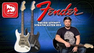 FENDER SQUIER AFFINITY HSS STRATOCASTER FAT STRAT [upl. by Aloek753]