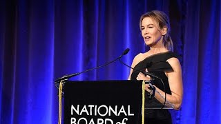 Renee Zellweger Honored At National Board of Review Gala 2020 With Salma Hayek [upl. by Reld]