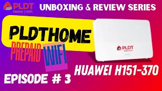 HUAWEI H151 370  PLDTHOME PREPAID WIFI [upl. by Stoeber390]